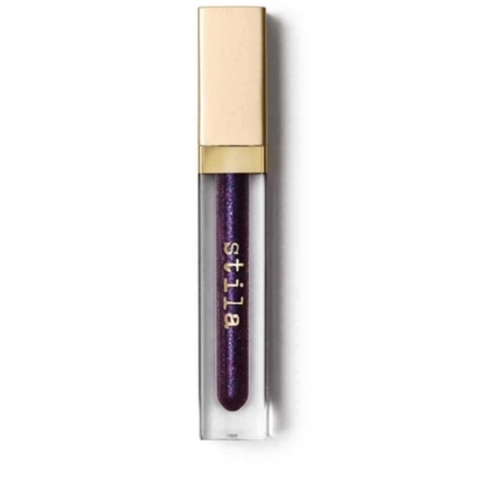 Stila NEW "Into The Night" Shimmering Violet Lip Gloss - Picture 3 of 4